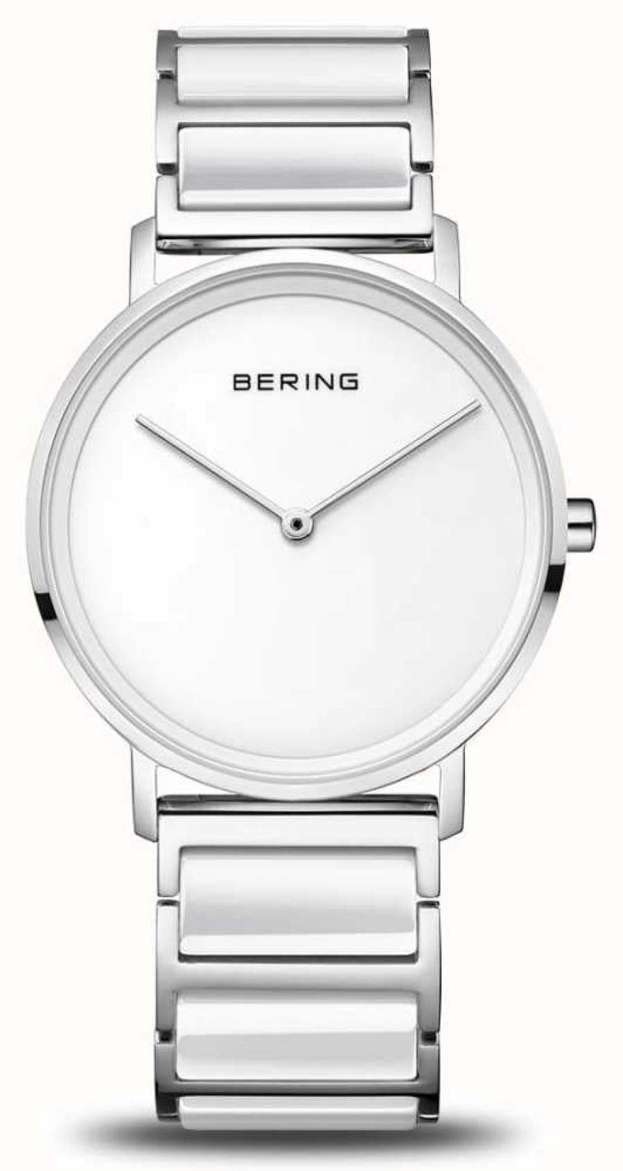 Women'S Bering | Bering Women'S Ceramic White Dial / Stainless Steel White Ceramic Bracelet