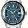 Men'S Seiko | Seiko Presage 'Petrol Blue' Style 60S Road Trip Gmt