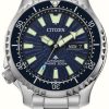 Men'S Citizen | Citizen Men'S Promaster Diver Automatic (44Mm) Blue Dial / Stainless Steel Bracelet