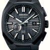 Men'S Seiko | Seiko Astron Gps Solar 'Jet Black' Crystal Box