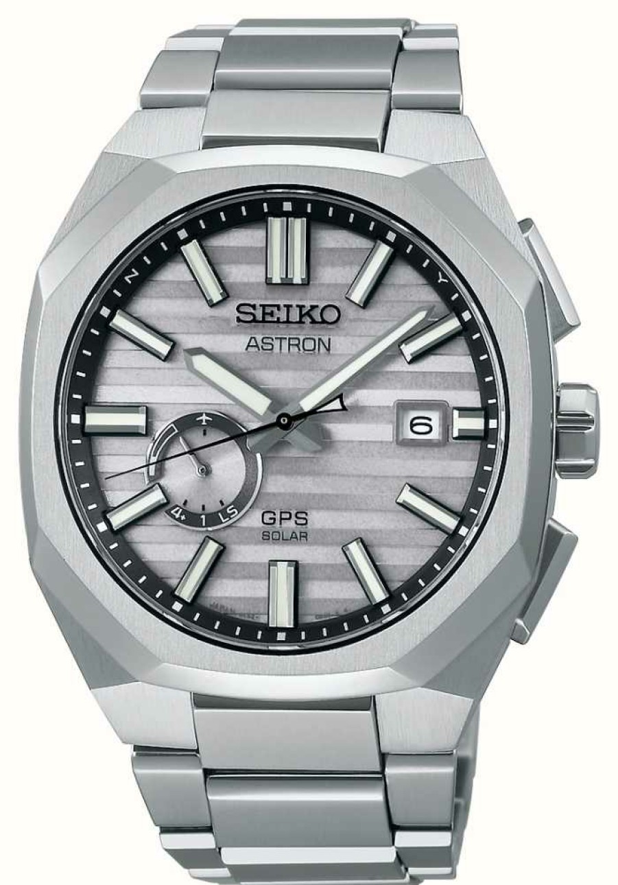 Men'S Seiko | Seiko Astron Gps Solar 'Titanium' Crystal Box Limited Edition