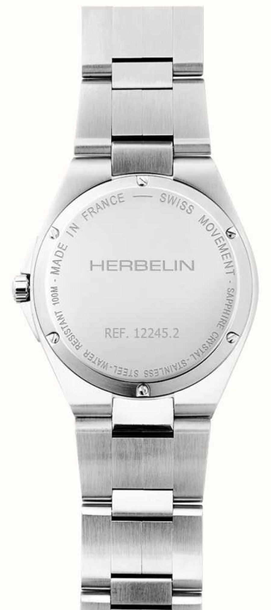 Men'S Herbelin | Herbelin Cap Camarat Quartz (40.5Mm) Light Blue Dial / Stainless Steel