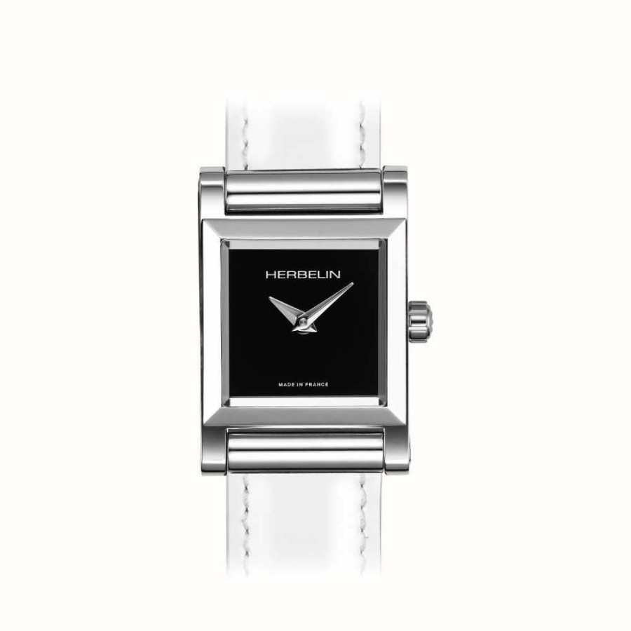 Women'S Herbelin | Herbelin Antares Watch Case - Black Dial / Stainless Steel - Case Only