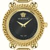 Women'S Versace | Versace Greca Twist (35Mm) Black Dial / Gold Pvd Stainless Steel