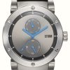 Men'S STORM | Storm Hydron V2 Rubber Grey Dial / Black Silicone Strap