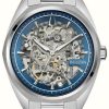 Men'S Bulova | Bulova Surveyor Automatic Skeleton Dial / Stainless Steel Bracelet