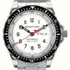 Men'S Marathon | Marathon Arctic Edition Jumbo Day/Date Auto (Jdd) (46Mm) White Dial / Stainless Steel