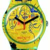 Men'S Swatch | Swatch Art Journey Swatch X Basquiat Hollywood Africans