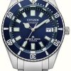 Men'S Citizen | Citizen Promaster Diver Automatic Super Titanium (41Mm) Blue Dial / Titanium Bracelet