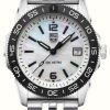 Men'S Luminox | Luminox Pacific Diver Ripple (39Mm) Mother Of Pearl Dial / Stainless Steel