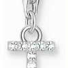 Jewelry Thomas Sabo Jewellery | Thomas Sabo Charm Pendant Letter I With White Stones Sterling Silver