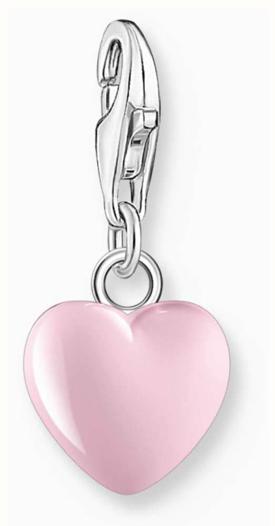 Jewelry Thomas Sabo Jewellery | Thomas Sabo Charm Club Pink Enamel Love Heart Pendant