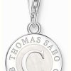 Jewelry Thomas Sabo Jewellery | Thomas Sabo Charm Club Charmista Member Coin Pendant Silver