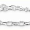 Jewelry Thomas Sabo Jewellery | Thomas Sabo Charm Bracelet With Shimmering White Cold Enamel Sterling Silver 19Cm