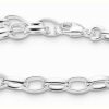 Jewelry Thomas Sabo Jewellery | Thomas Sabo Charm Bracelet With Shimmering White Cold Enamel Sterling Silver 15Cm