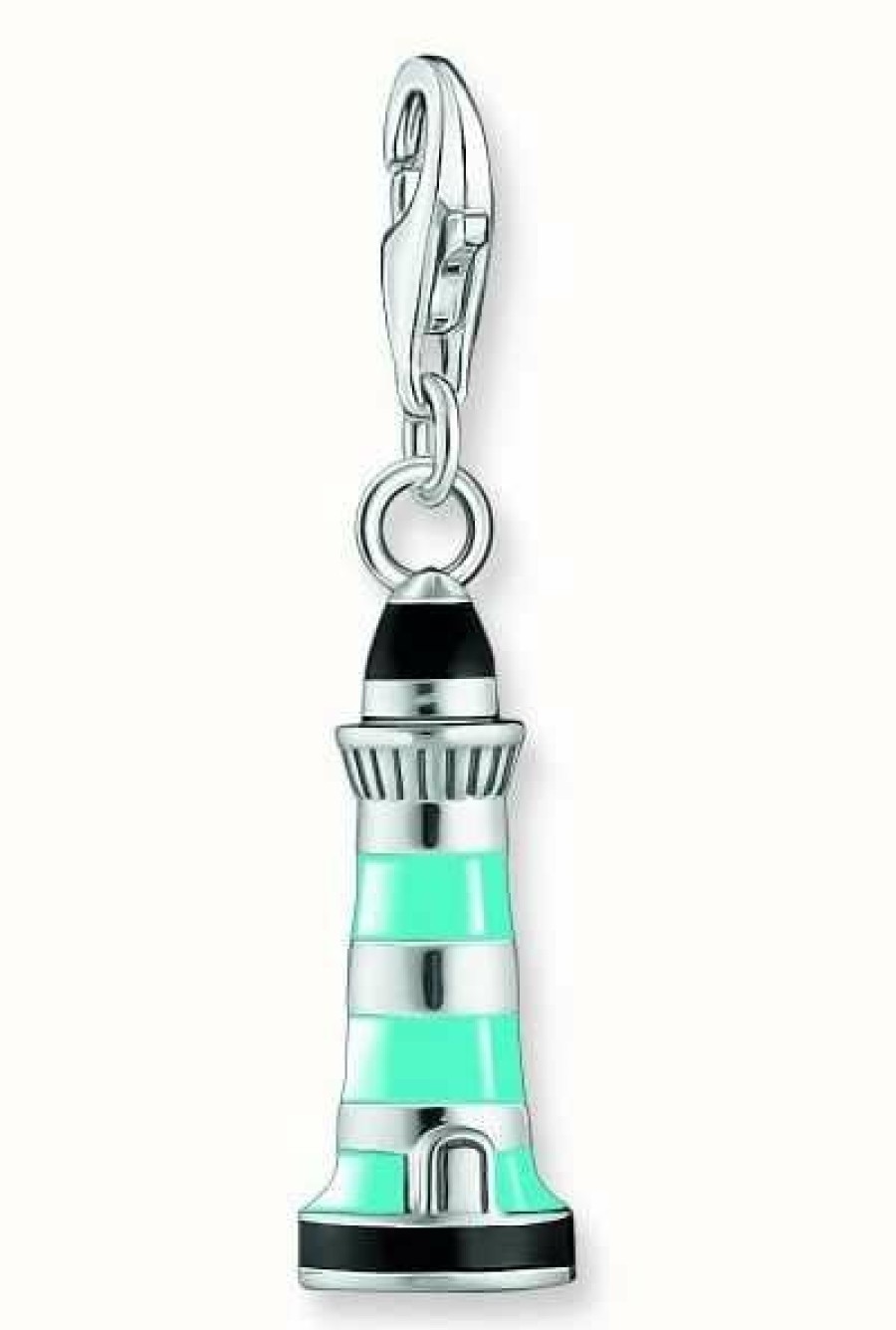 Jewelry Thomas Sabo Jewellery | Thomas Sabo Charm Club Blue Striped Enamel Lighthouse Charmista