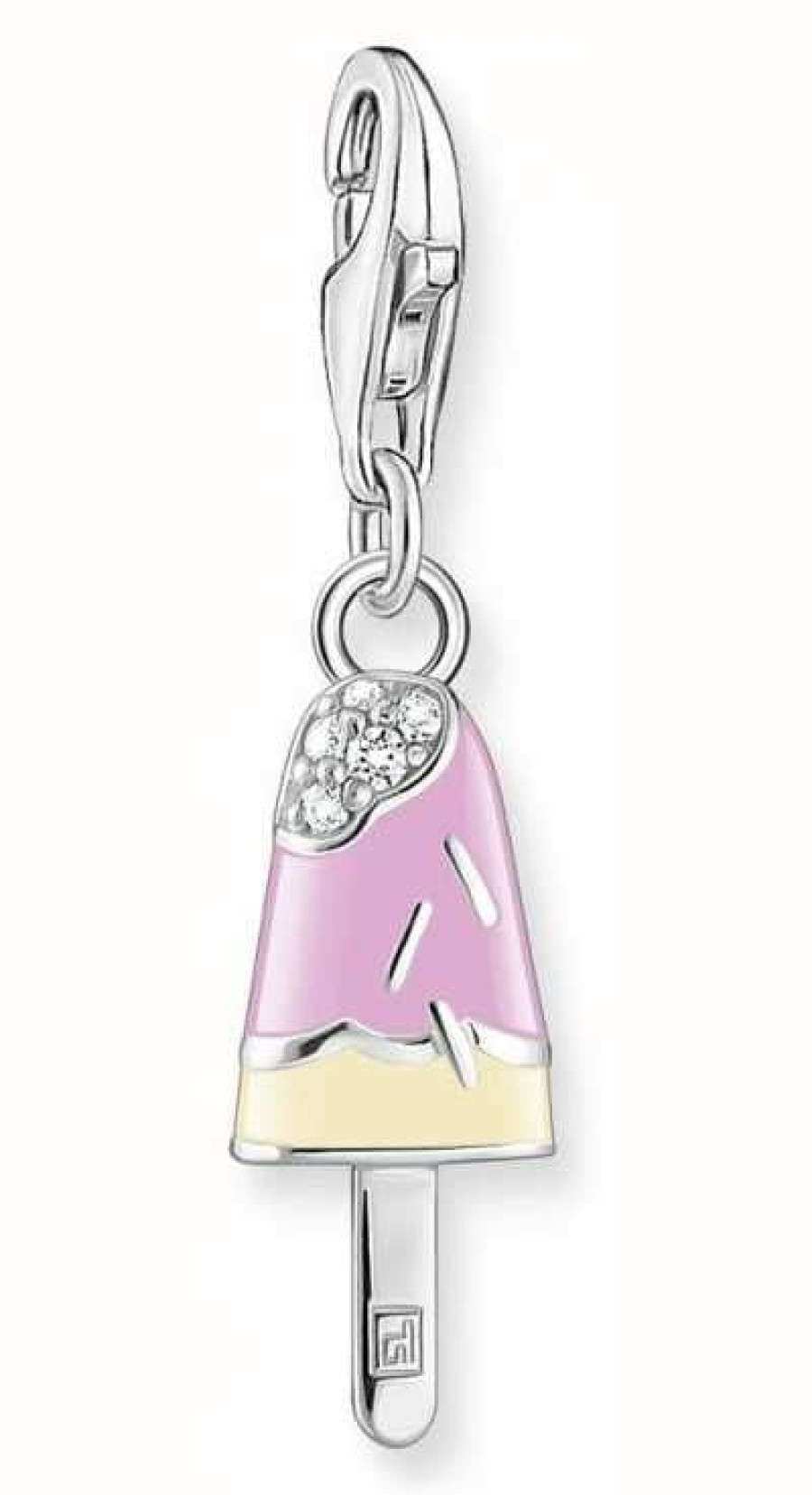 Jewelry Thomas Sabo Jewellery | Thomas Sabo Charm Club Pink Enamel Ice Lolly Charmista