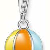 Jewelry Thomas Sabo Jewellery | Thomas Sabo Charm Club Enamel Beach Ball Pendant Charmista