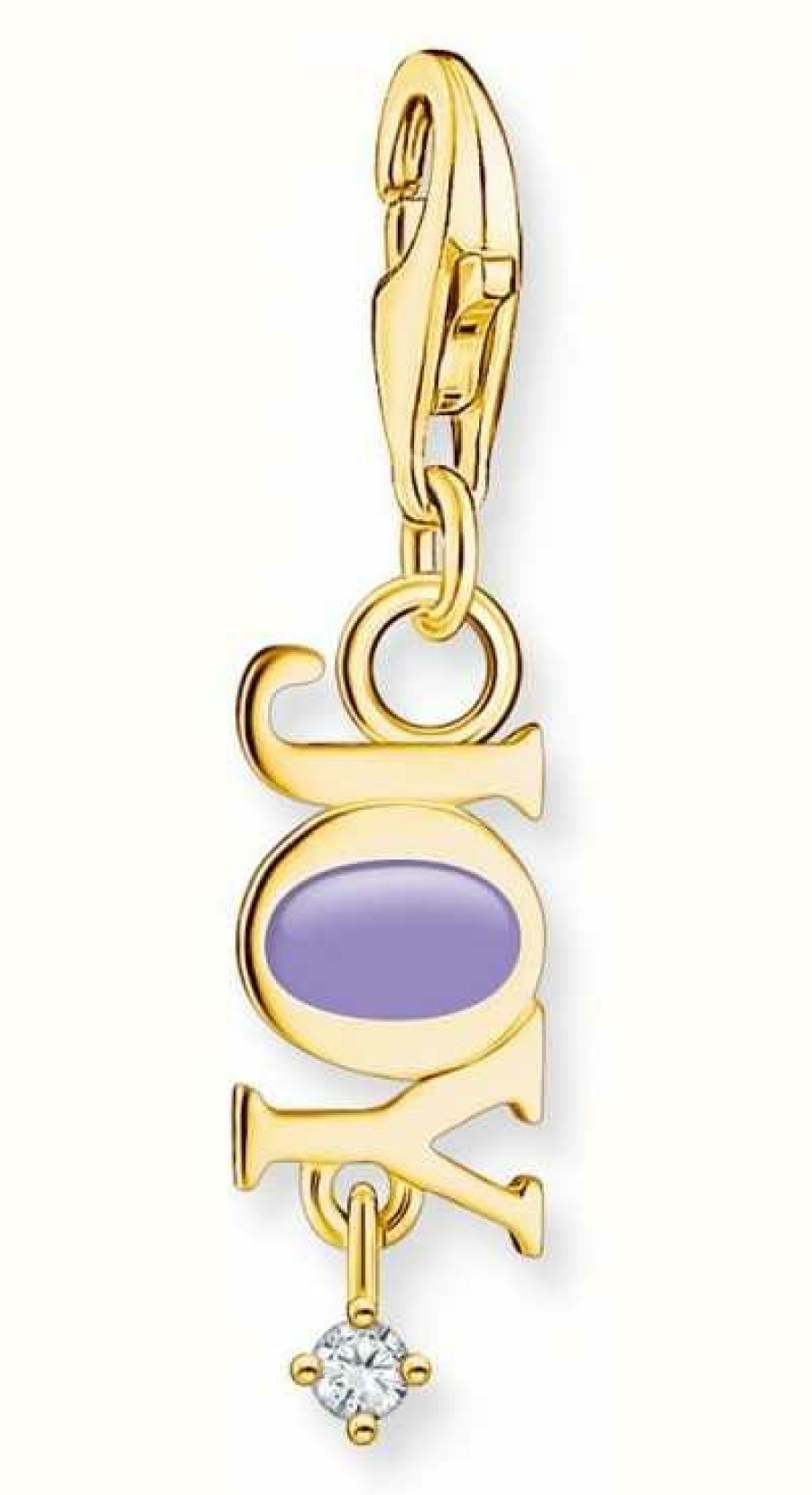 Jewelry Thomas Sabo Jewellery | Thomas Sabo Charm Club Joy Yellow Gold Charmista Pendant