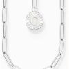 Jewelry Thomas Sabo Jewellery | Thomas Sabo Charmista Charm Disc Sterling Silver Neklace