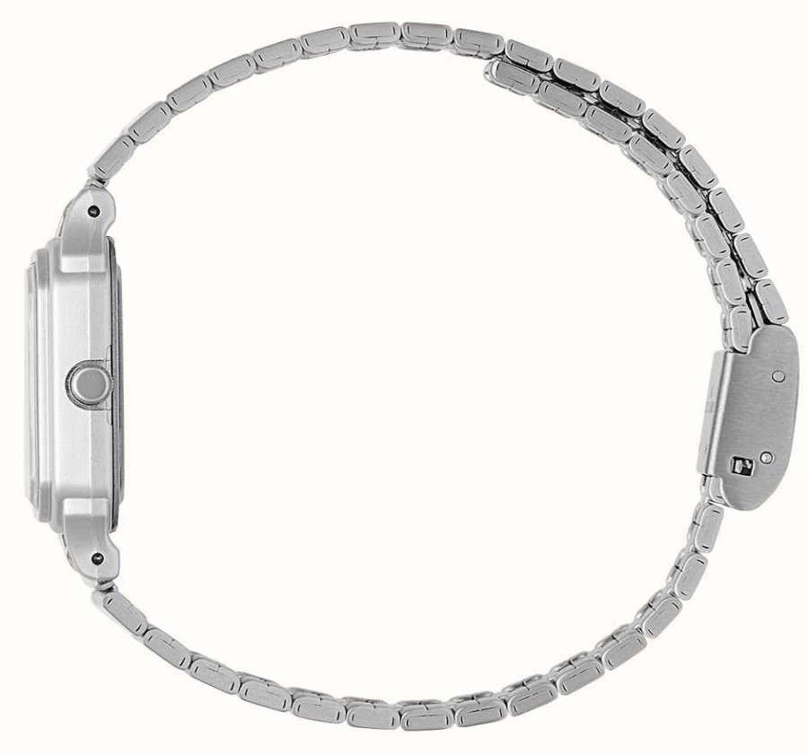 Women'S Casio | Casio Women'S Silver Dial / Stainless Steel Bracelet