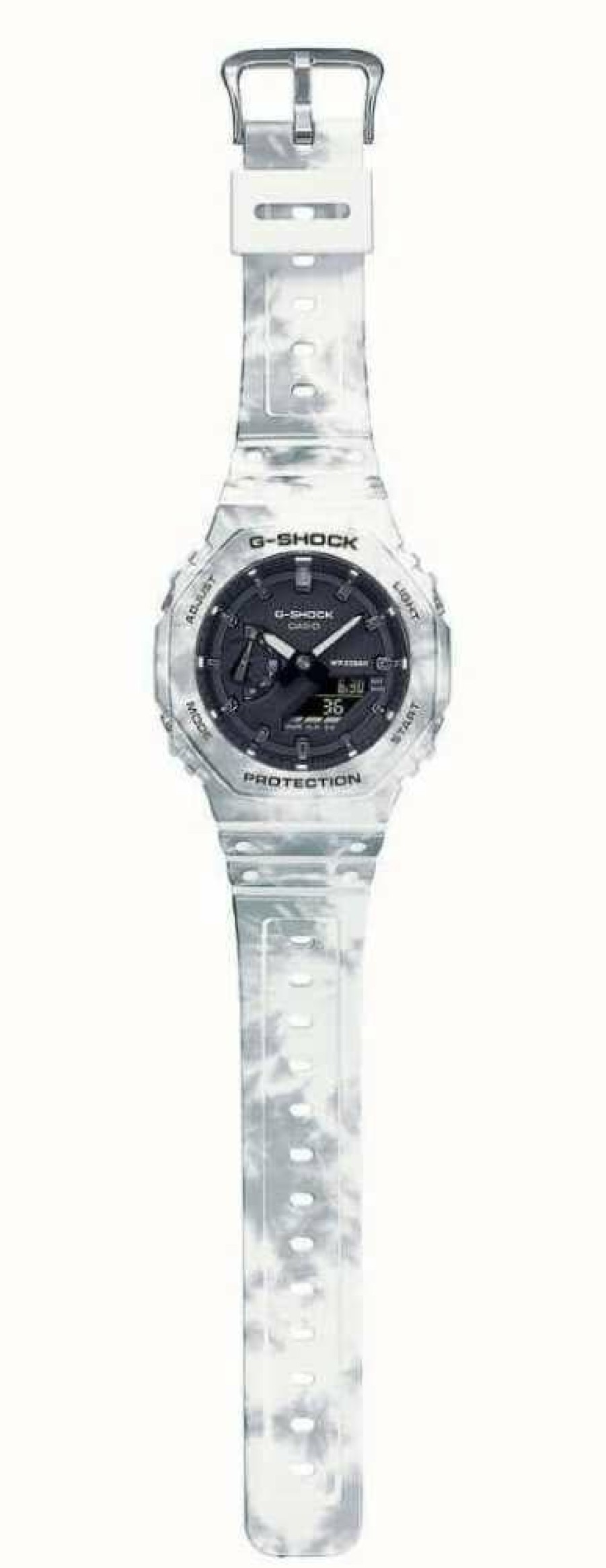 Men'S Casio | Casio G-Shock Frozen Forest Extra Bezel And Strap Set / Black Dial