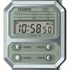 Women'S Casio | Casio Classic A100 Colour Collection Digital Dial / Green Plastic Strap