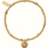 Jewelry ChloBo Jewellery | Chlobo Cute Sparkle Glowing Beauty Bracelet Gold Plated