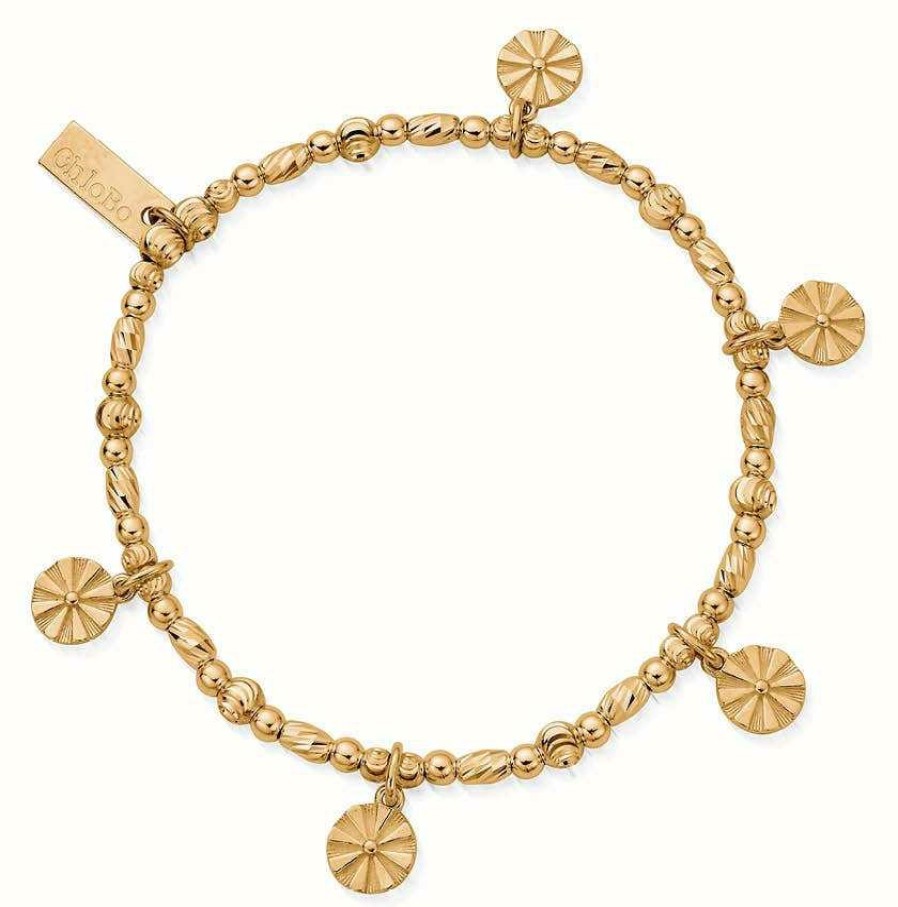 Jewelry ChloBo Jewellery | Chlobo Creative Balance Bracelet Gold Plated