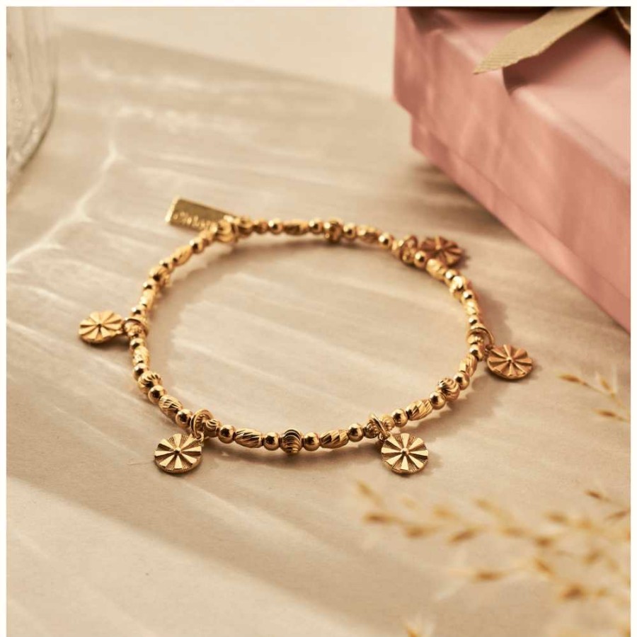 Jewelry ChloBo Jewellery | Chlobo Creative Balance Bracelet Gold Plated