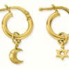 Jewelry ChloBo Jewellery | Chlobo Wisdom & Guidance Small Hoop Earrings Gold Plated