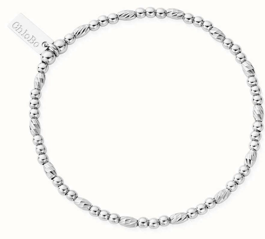 Jewelry ChloBo Jewellery | Chlobo Dainty Sparkle Bracelet Sterling Silver