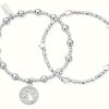 Jewelry ChloBo Jewellery | Chlobo Freedom Set Of 2 Sterling Silver Bracelets