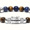 Jewelry Buddha To Buddha Jewellery | Buddha To Buddha 'Spirit Bead Mini Mix' Sodalite Tigereye Sterling Silver Handmade Bracelet - 189Ms - (Size E)