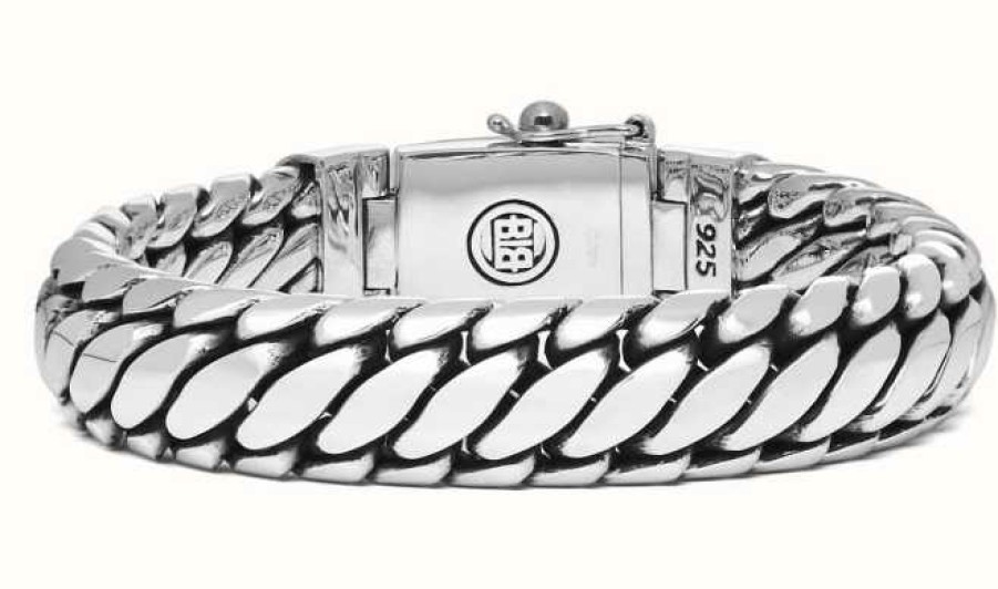 Jewelry Buddha To Buddha Jewellery | Buddha To Buddha 'Ben Medium' Sterling Silver Handmade Bracelet - 073 - (Size F)