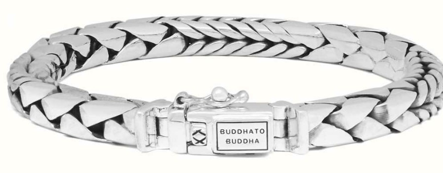 Jewelry Buddha To Buddha Jewellery | Buddha To Buddha 'George Mix' Sterling Silver Handmade Bracelet - 066 - (Size F)