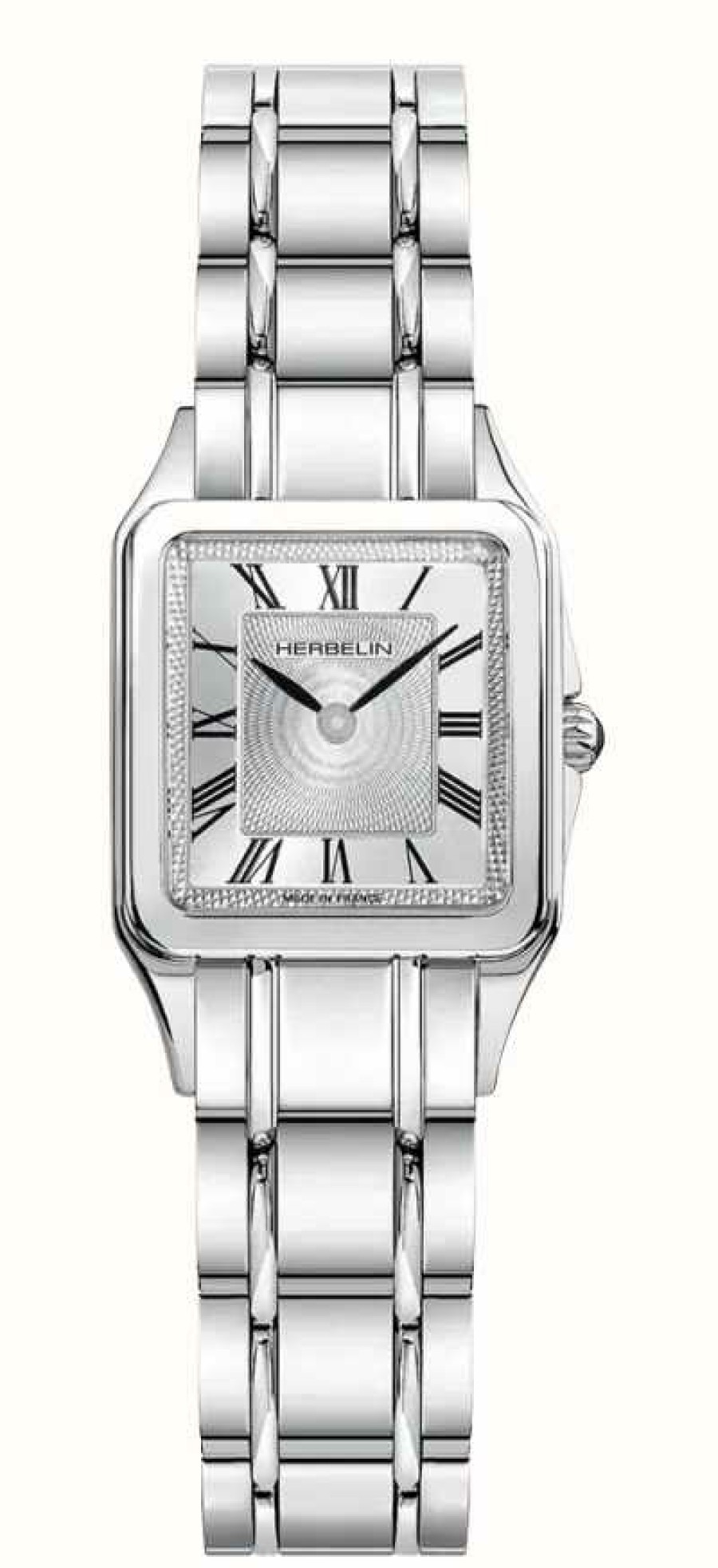 Women'S Herbelin | Herbelin Luna Quartz (24Mm) Silver Dial / Stainless Steel