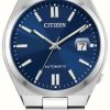 Men'S Citizen | Citizen Tsuyosa Automatic (40Mm) Sunray Blue Dial / Stainless Steel