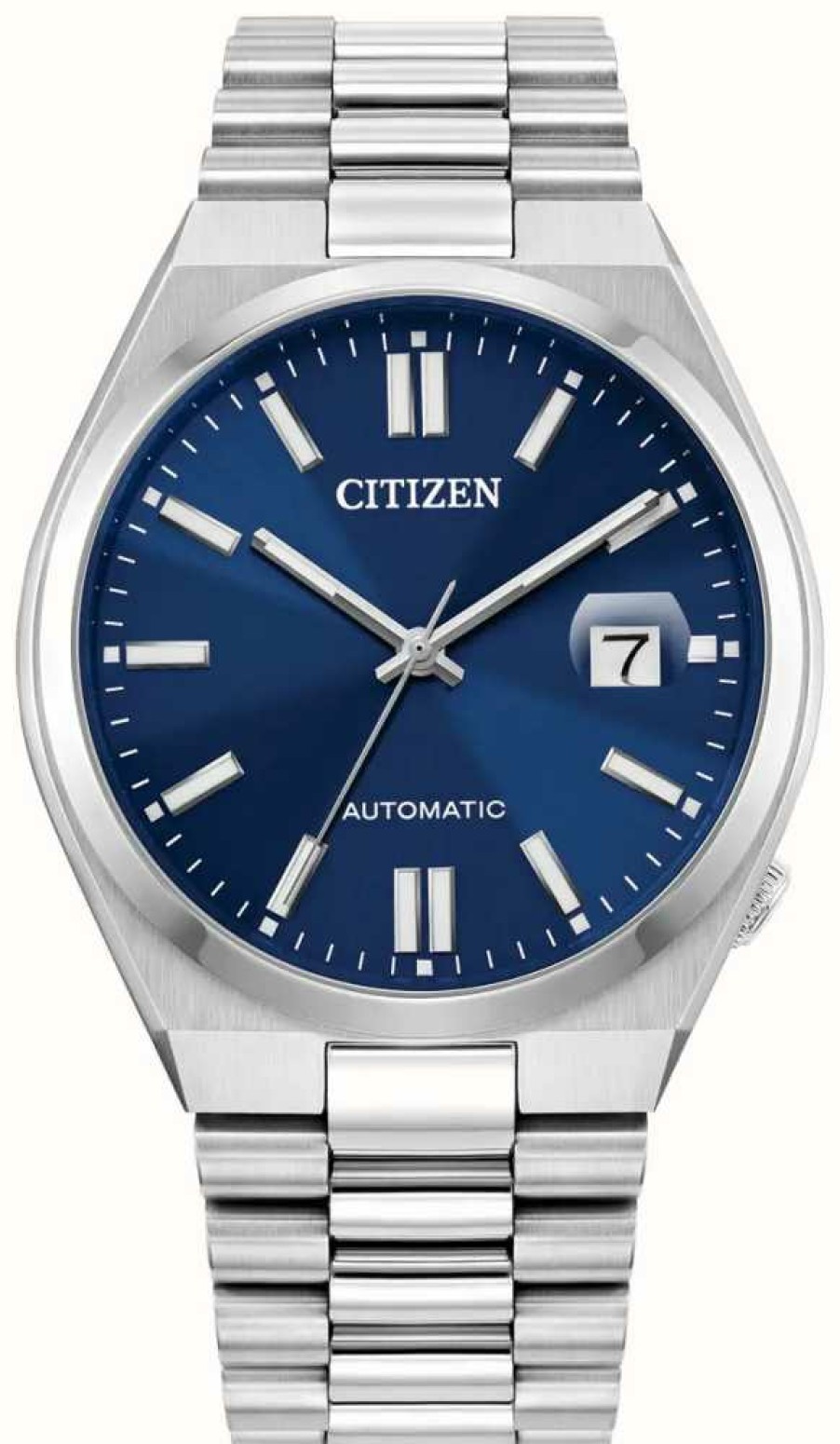 Men'S Citizen | Citizen Tsuyosa Automatic (40Mm) Sunray Blue Dial / Stainless Steel