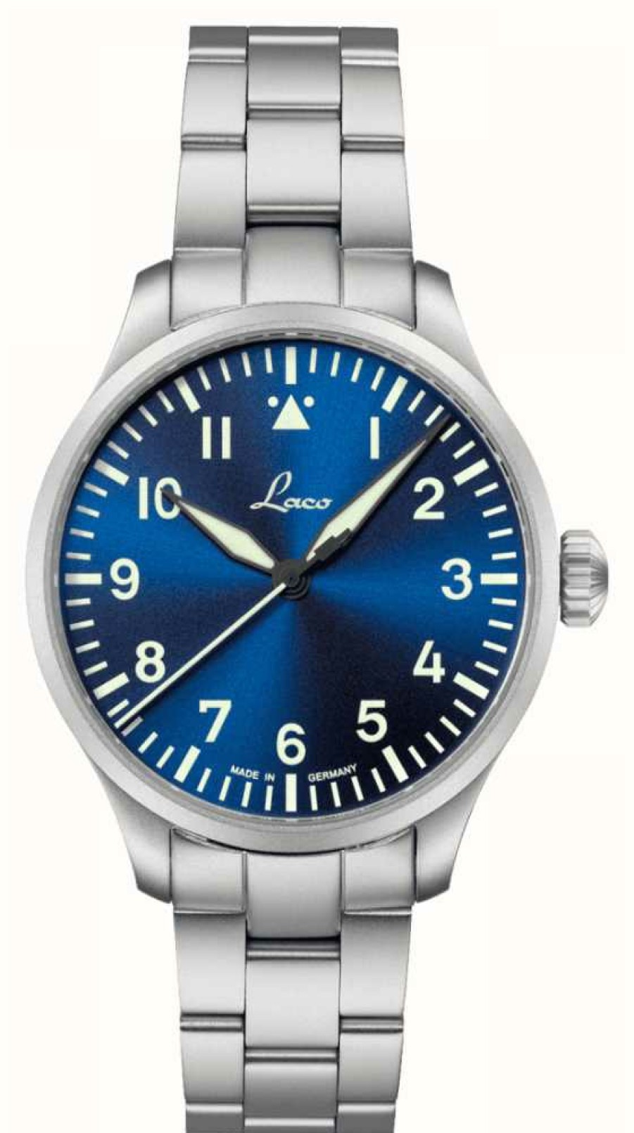 Men'S Laco | Laco Men'S Pilot Augsburg Blue Dial