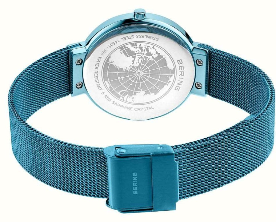 Women'S Bering | Bering Classic Women'S (31Mm) Blue Dial / Blue Milanese Bracelet