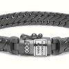 Jewelry Buddha To Buddha Jewellery | Buddha To Buddha Ben Xs Bracelet Black Rhodium J070Brs - (Size F)