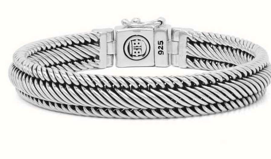 Jewelry Buddha To Buddha Jewellery | Buddha To Buddha Edwin Xs Bracelet Silver J155 - (Size E)