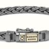 Jewelry Buddha To Buddha Jewellery | Buddha To Buddha Katja Xs Bracelet Black Rhodium Shine Gold 14Ct Details J170Br Sg - (Size E)