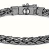 Jewelry Buddha To Buddha Jewellery | Buddha To Buddha Katja Xs Bracelet Black Rhodium Shine Silver J170Br Ss - (Size F)