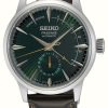 Men'S Seiko | Seiko 'Midnight' Mockingbird Presage Cocktail Time Power Indicator