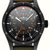 Men'S FORTIS | Fortis Flieger F-43 Triple-Gmt Pc-7 Team Edition (43Mm) Hybrid Strap (Limited To 100 Pieces)