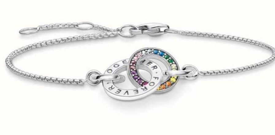 Jewelry Thomas Sabo Jewellery | Thomas Sabo Sterling Silver Together Glam & Soul Bracelet