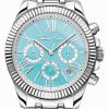 Women'S Thomas Sabo | Thomas Sabo Divine Chrono (38Mm) Turquoise Dial / Stainless Steel Bracelet