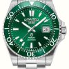 Men'S Roamer | Roamer Premier Automatic (42Mm) Green Dial / Stainless Steel Bracelet